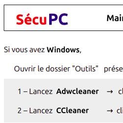 Comment utiliser les Outils - SécuPC ?